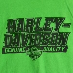 Harley-Davidson Green Short Sleeve Tee Men’s Large